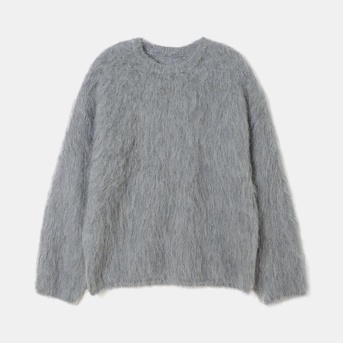 Damen Alpaka-Wollpullover mit Rundhalsausschnitt, Hochwertig