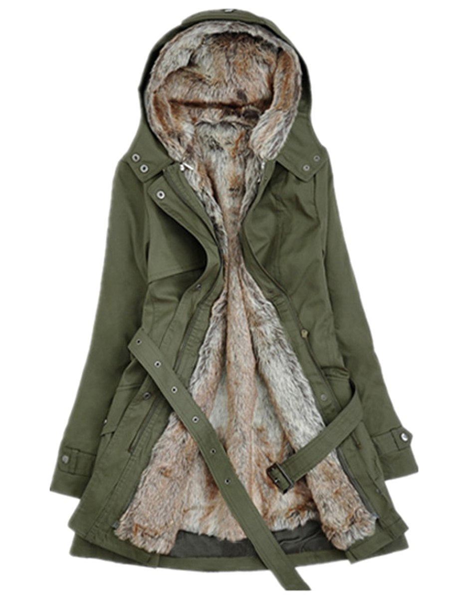 Damen Parka Herbst-Winter