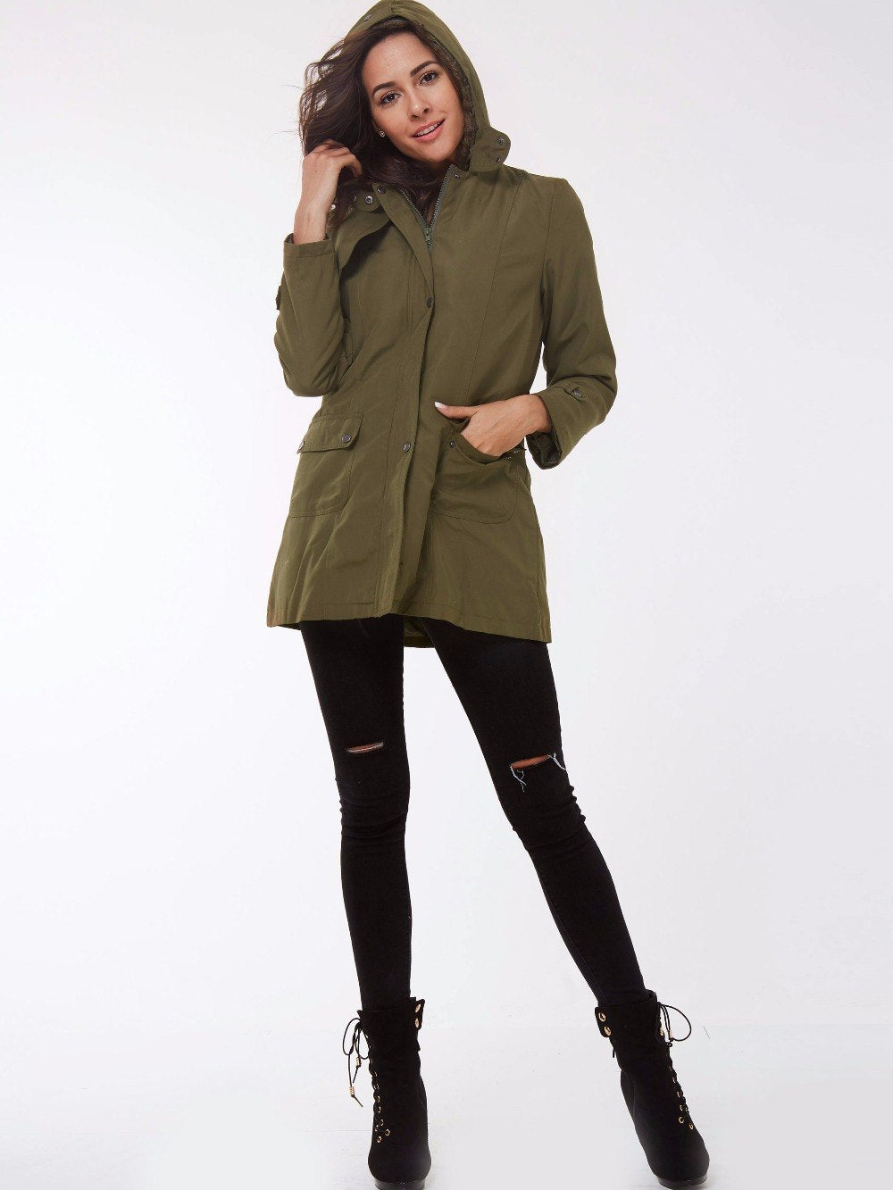 Damen Parka Herbst-Winter
