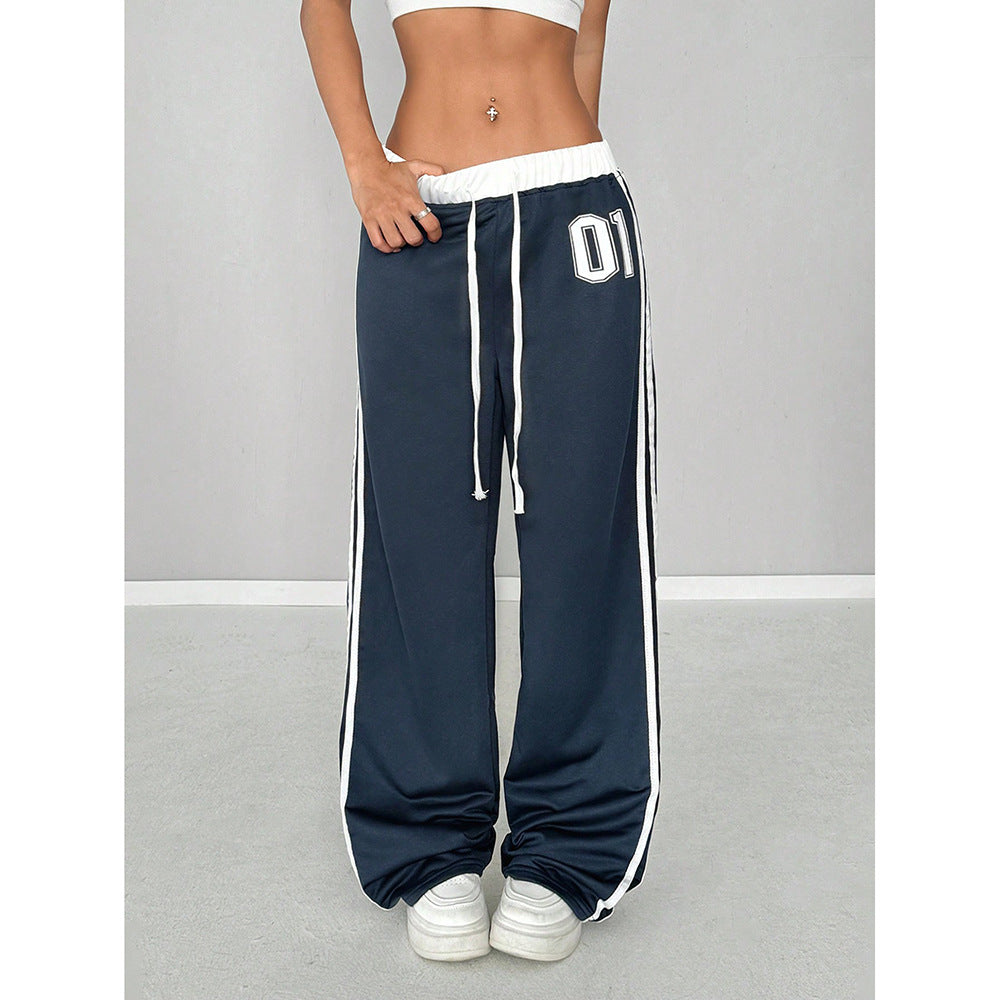 Lässige, trendige lange Hose mit Digital-Druck – perfekt zu Kombinieren