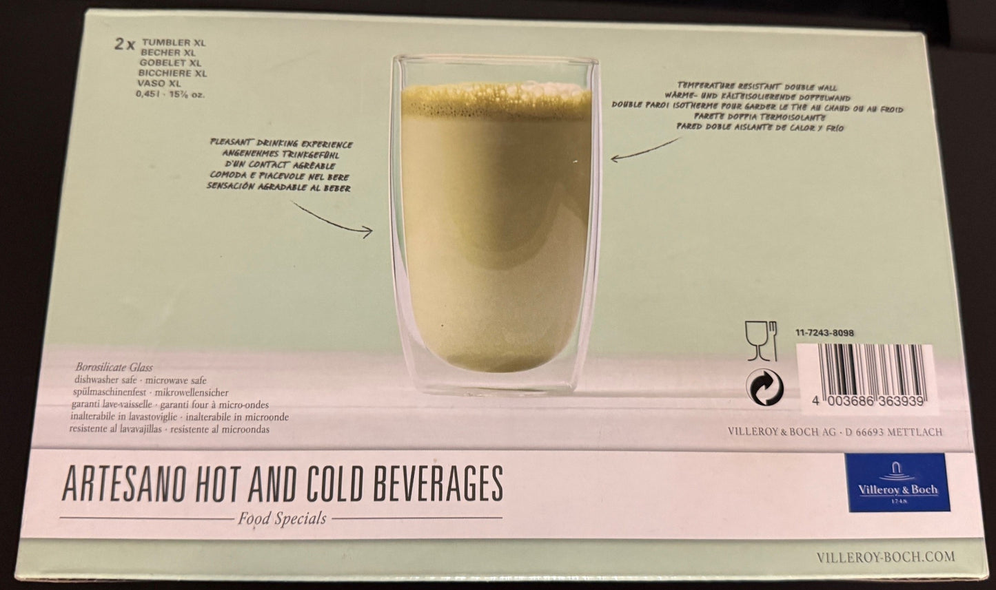 Villeroy & Boch, ATRESANO HOT AND COLD BEVERAGES