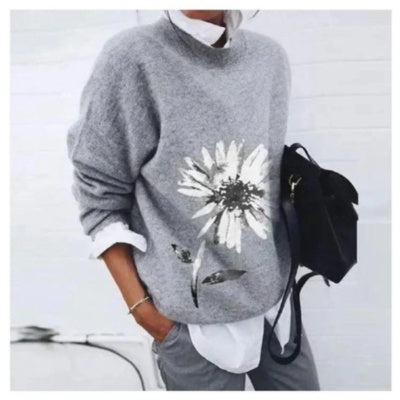 Damen Langarm Pullover Herbst-Winter in vielen Farben