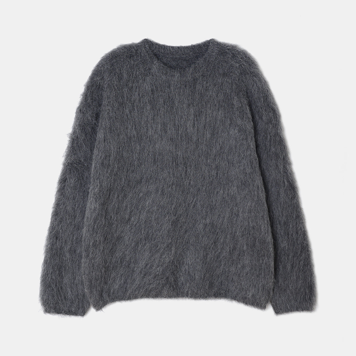 Damen Alpaka-Wollpullover mit Rundhalsausschnitt, Hochwertig